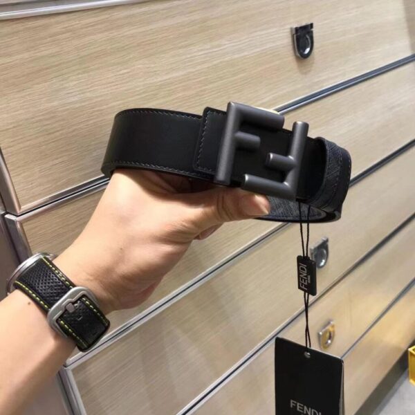 Fendi FF Logo-buckle Leather Belt