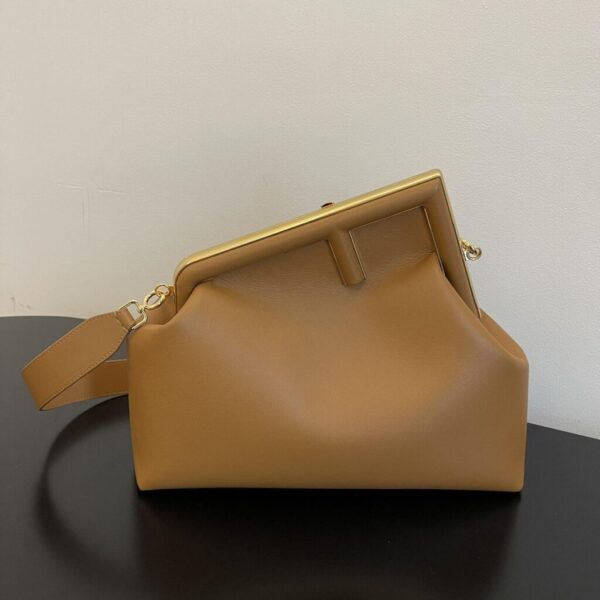 Fendi First Medium Brown Leather Bag