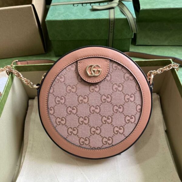 Gucci Ophidia GG Mini Round Shoulder Bag