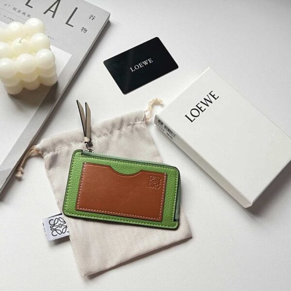 Loewe Coin Cardholder In Soft Grained Calfskin