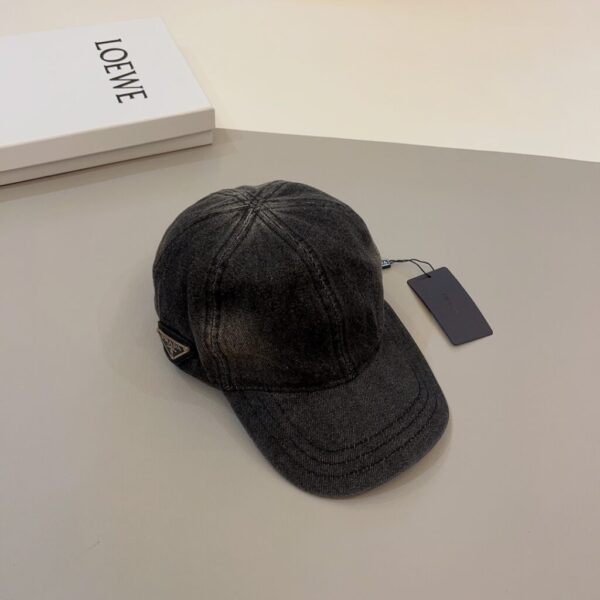 Prada Denim Baseball Cap