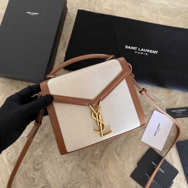 Saint Laurent Cassandra Mini Top Handle Bag